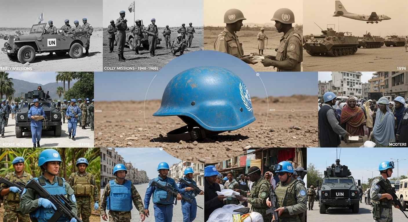 Helm Biru di Garis Depan: Sejarah dan Evolusi Misi Penjaga Perdamaian PBB